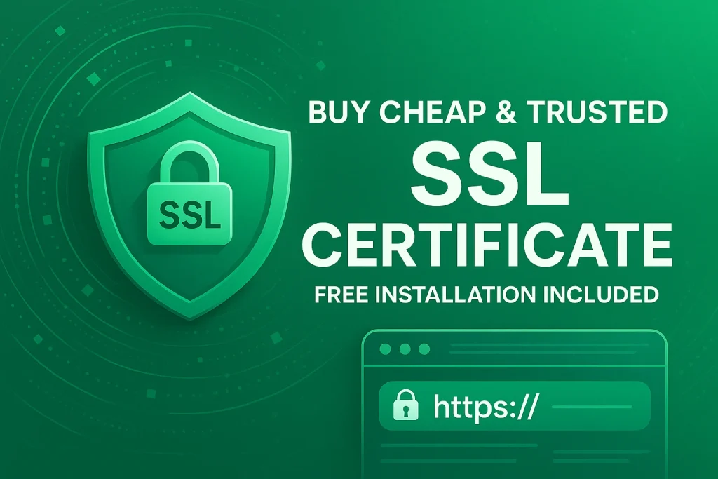 Buy Cheap & Trusted SSL Certificate – Free Installation Included