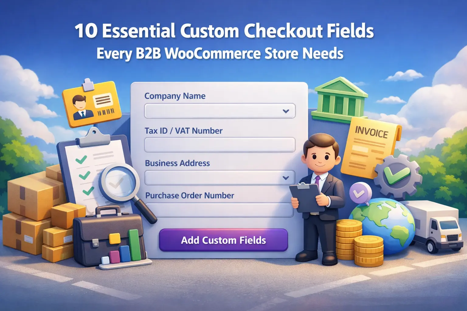 10 essential custom checkout fields every B2B WooCommerce store needs – guide for wholesale and business-to-business WooCommerce stores in 2026
