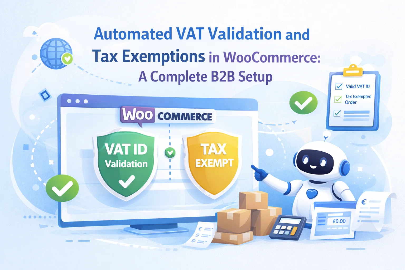 Automated VAT Validation and Tax Exemptions in WooCommerce: A Complete B2B Setup 1 Automated VAT validation and tax exemptions in WooCommerce B2B wholesale setup – complete guide to configuring VAT number collection registration verification and tax-exempt pricing for trade buyers