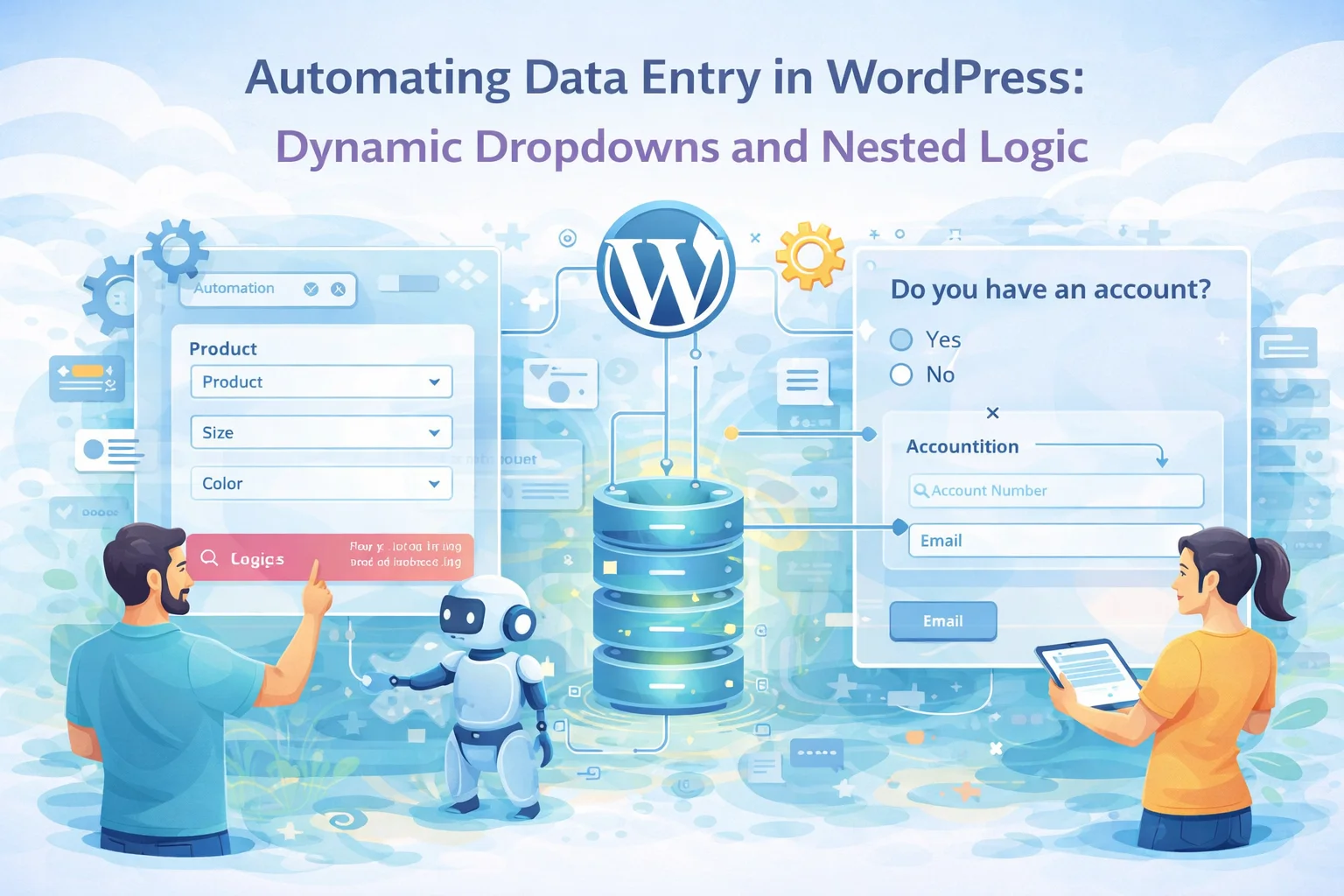 Automating data entry in WordPress with dynamic dropdowns and nested logic – building intelligent Gravity Forms with chained selects conditional fields and repeatable sections 2026