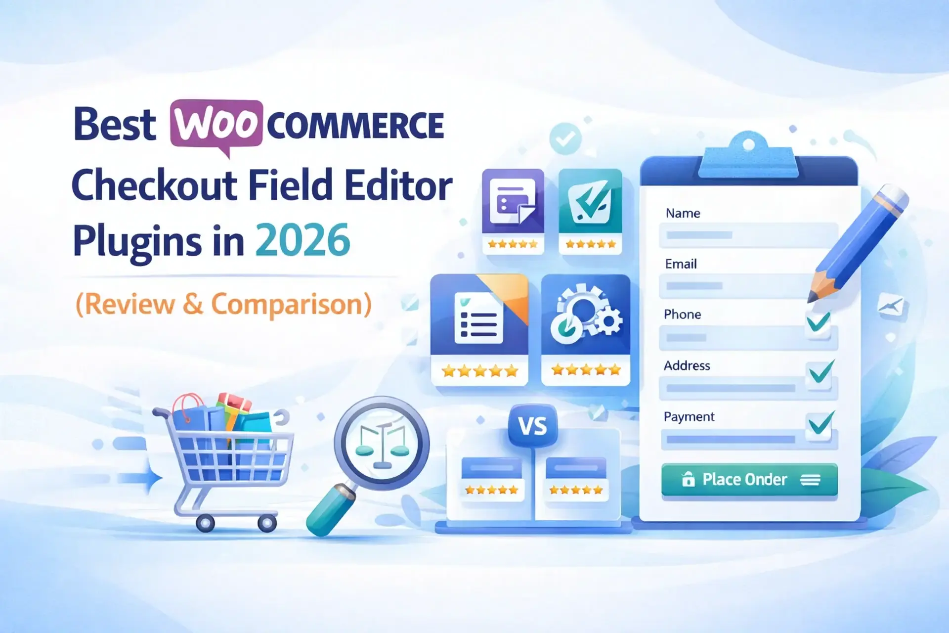 Best WooCommerce Checkout Field Editor Plugins in 2026 (Review & Comparison) 1 Best WooCommerce checkout field editor plugins compared in 2026 – honest review of features pricing per product fields conditional logic and WooCommerce Blocks support