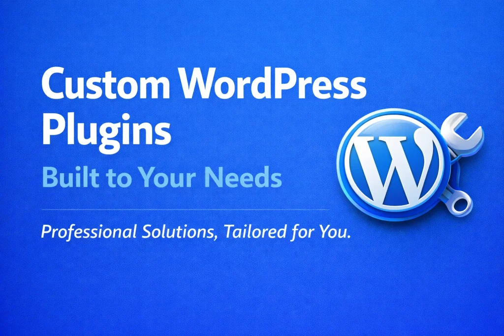 Custom WordPress plugin development services