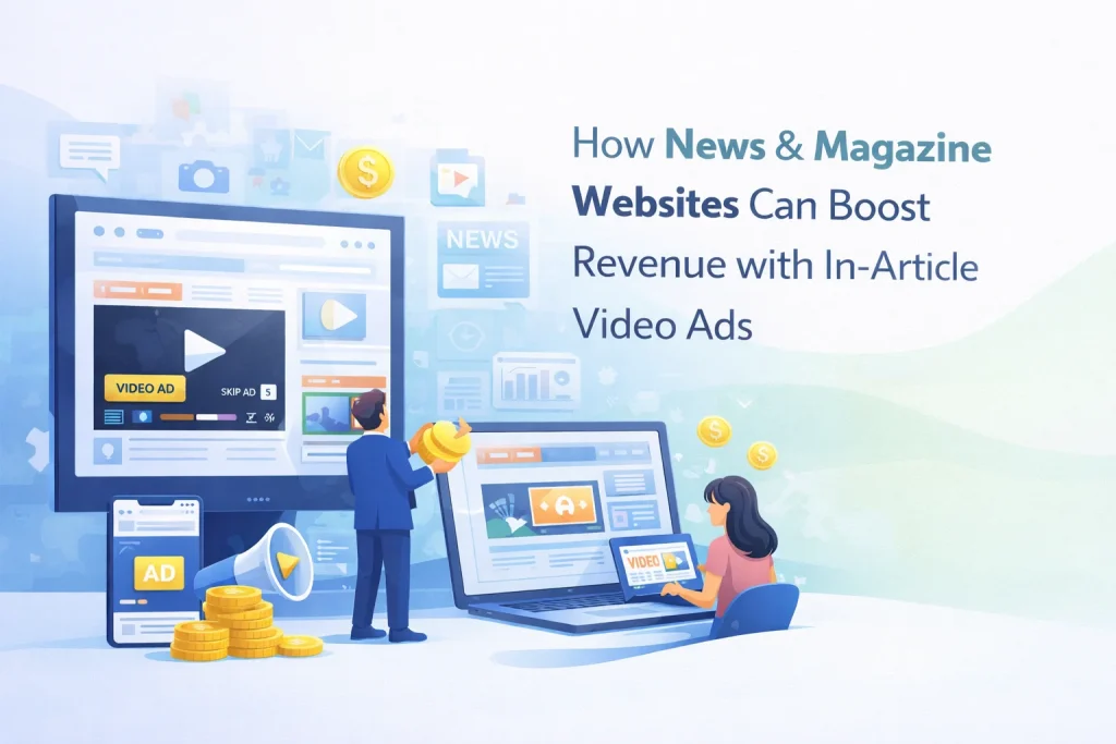 How News Magazine Websites Can Boost Revenue with In Article Video Ads