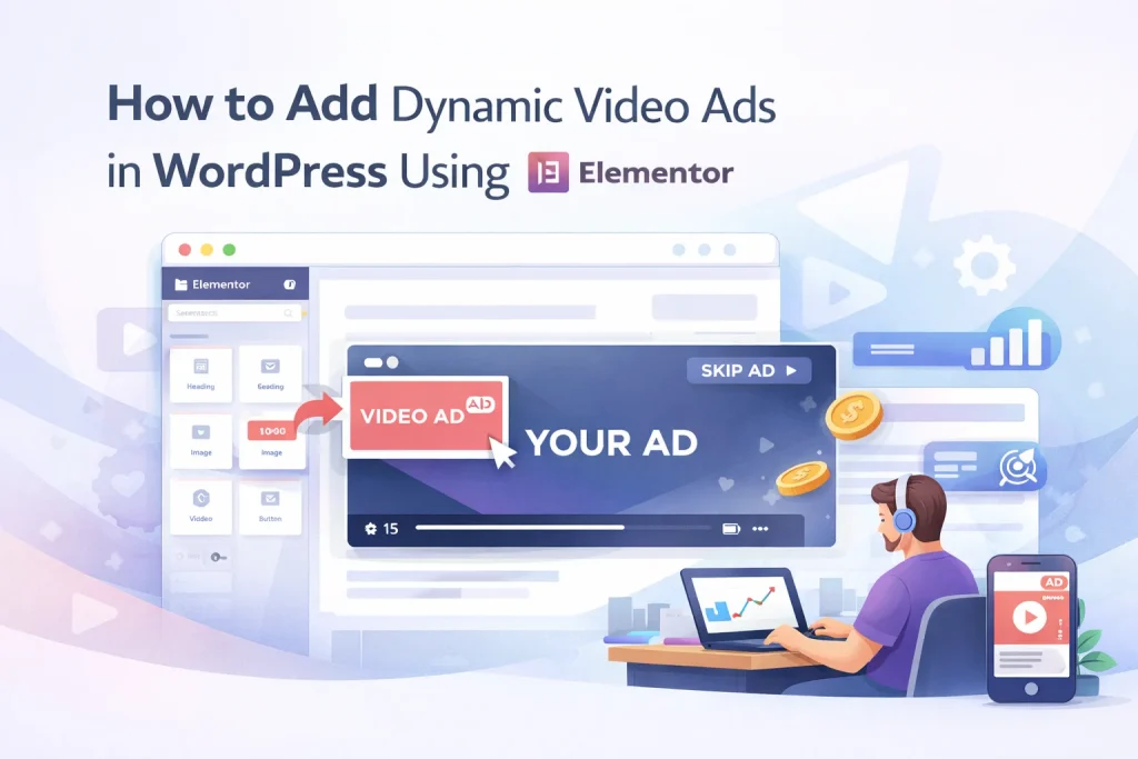 How to Add Dynamic Video Ads in WordPress Using Elementor