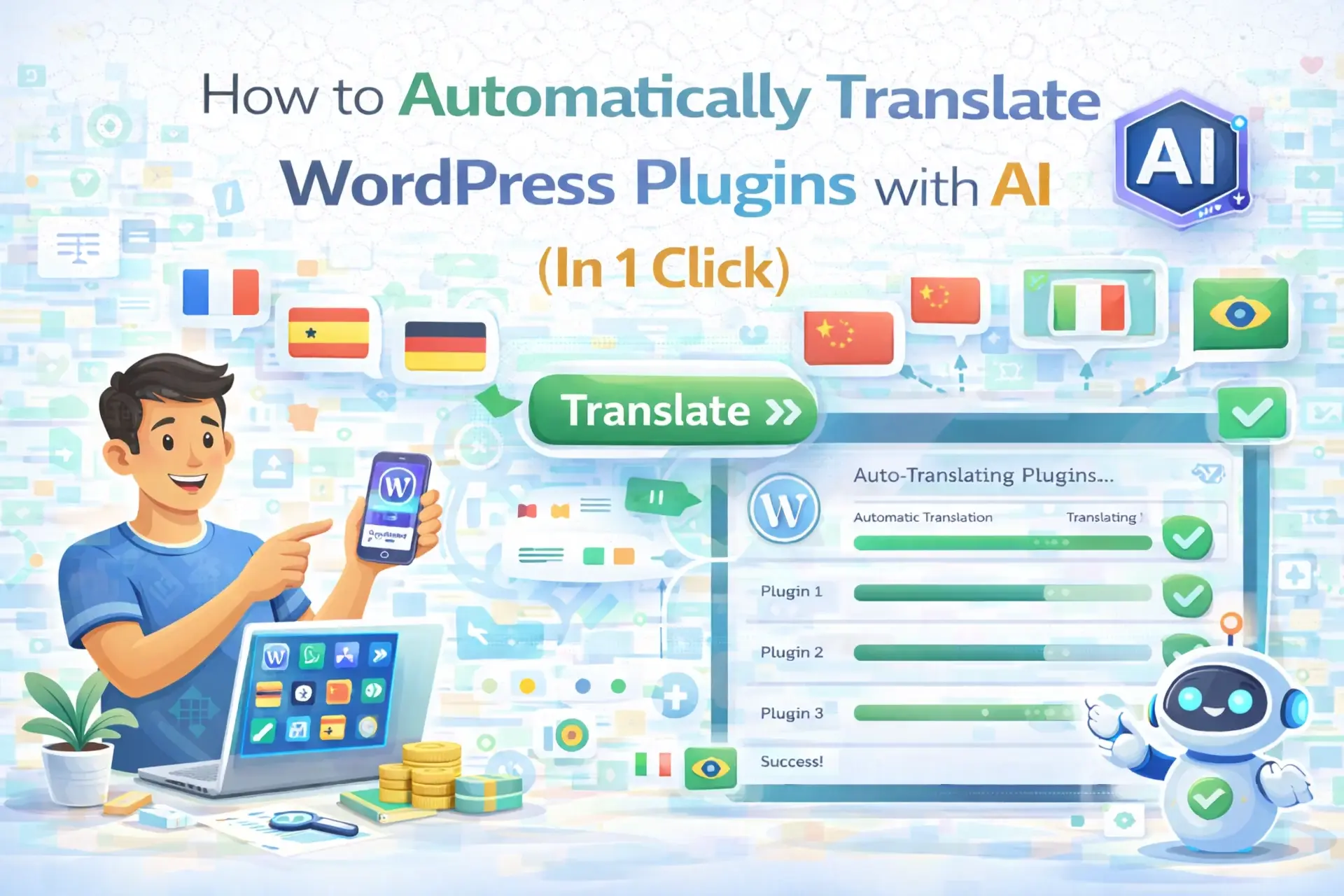 How to automatically translate WordPress plugins with AI in 1 click using Loco AI Auto Translator – complete guide for WordPress developers and agencies in 2026