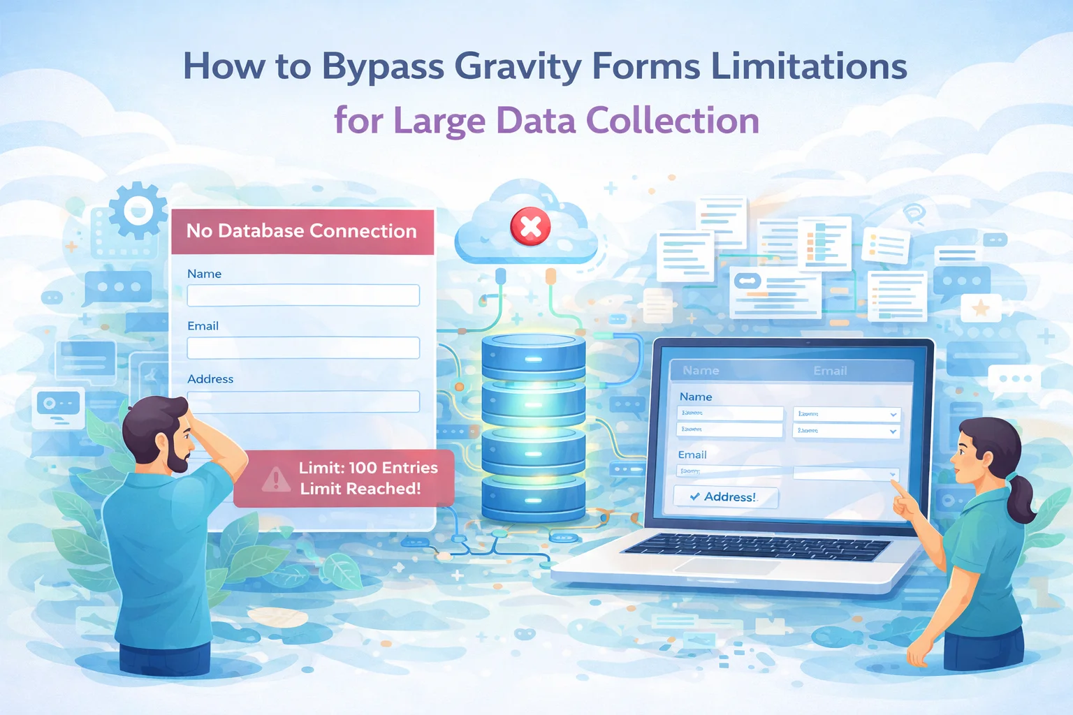How to bypass Gravity Forms limitations for large data collection – solving common problems with repeatable fields multi-step structure and server configuration for complex WordPress forms 2026