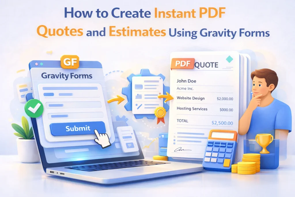 How to Create Instant PDF Quotes and Estimates Using Gravity Forms