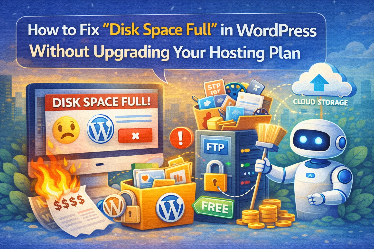Fix WordPress Disk Space Full