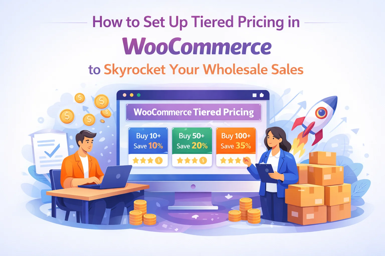 How to set up tiered pricing in WooCommerce to increase wholesale sales – step-by-step guide to configuring volume discount tiers and per-role pricing for B2B buyers in 2026