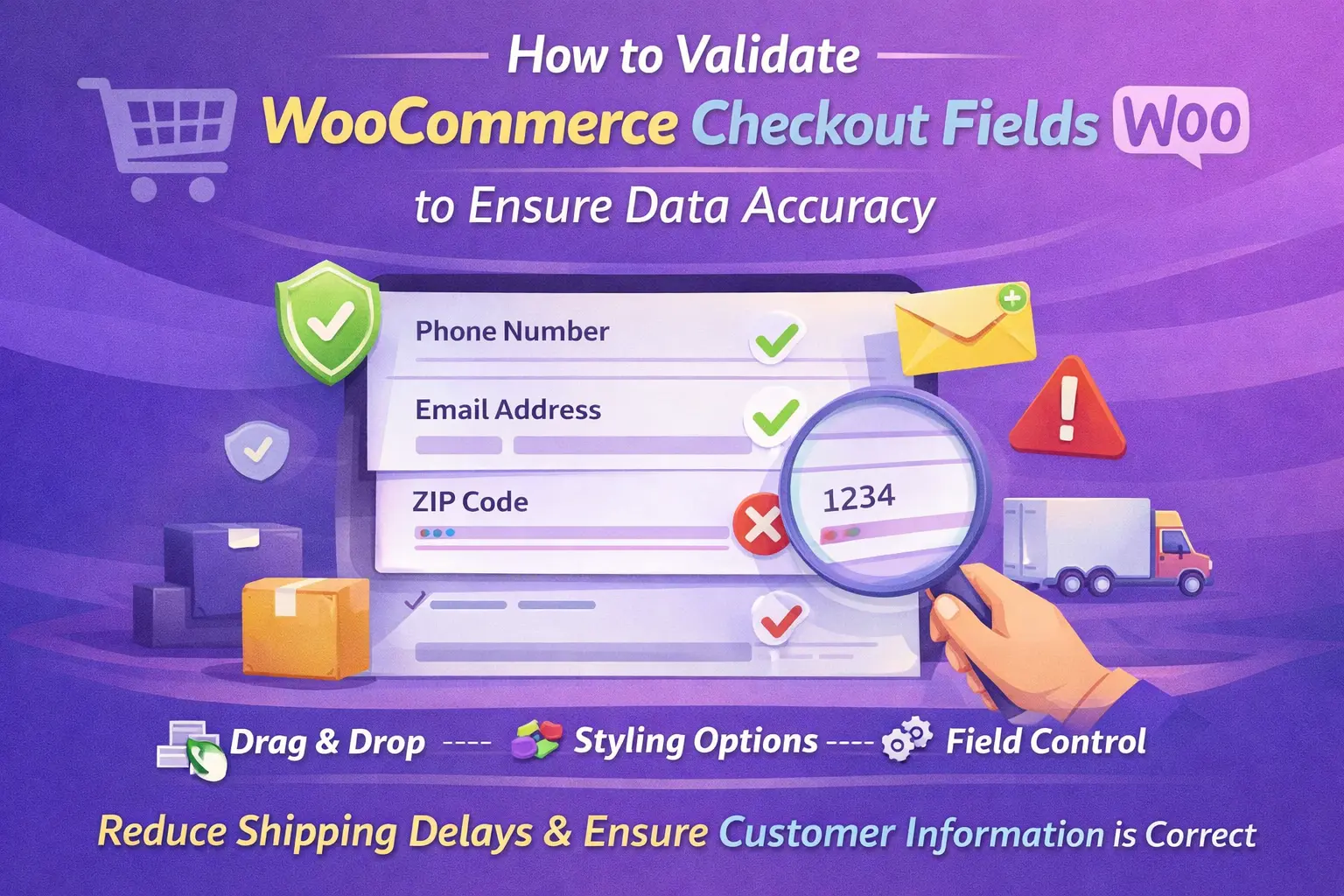 How to Validate WooCommerce Checkout Fields to Ensure Data Accuracy 1 How to validate WooCommerce checkout fields to ensure data accuracy – a complete guide for store owners on required fields, format validation, and custom field rules to prevent bad order data in 2026