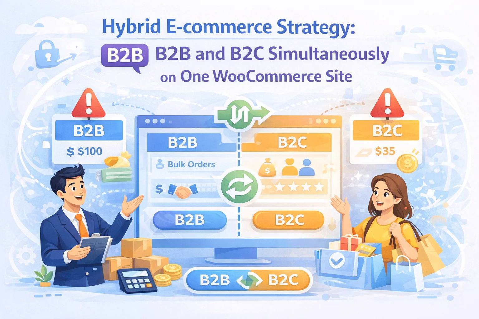 Hybrid E-commerce Strategy: How to Run B2B and B2C Simultaneously on One WooCommerce Site 1 Hybrid e-commerce strategy for running B2B and B2C simultaneously on one WooCommerce site – complete architecture guide to serving wholesale and retail customers from a single installation in 2026