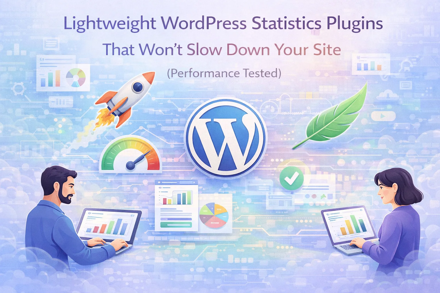 Lightweight WordPress statistics plugins performance comparison showing which analytics tools keep your site fast while delivering accurate visitor data in 2026