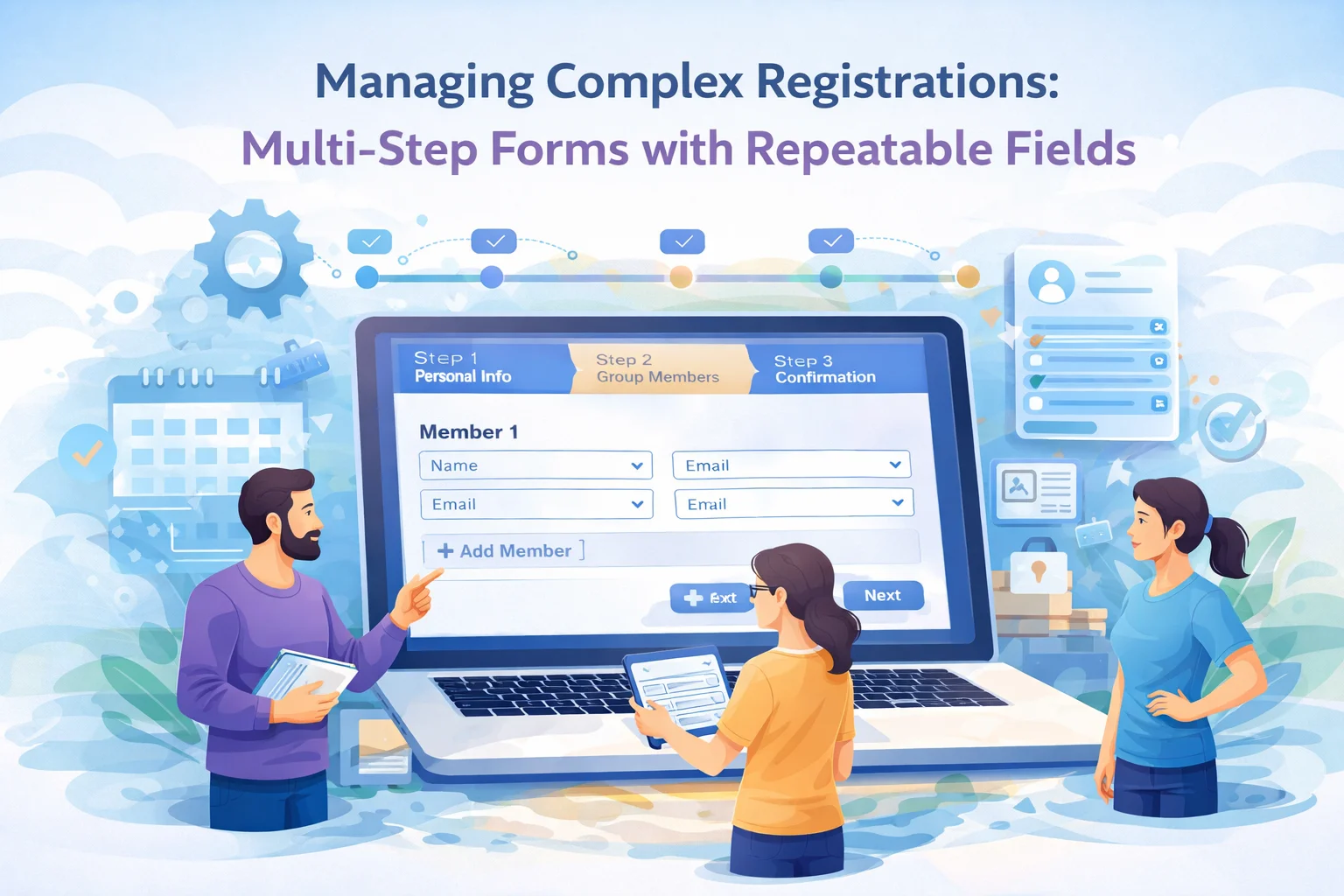 Managing Complex Registrations: Multi-Step Forms with Repeatable Fields 1 Managing complex registrations with multi-step forms and repeatable fields – building group registration systems for schools events and travel with Gravity Forms and WordPress 2026