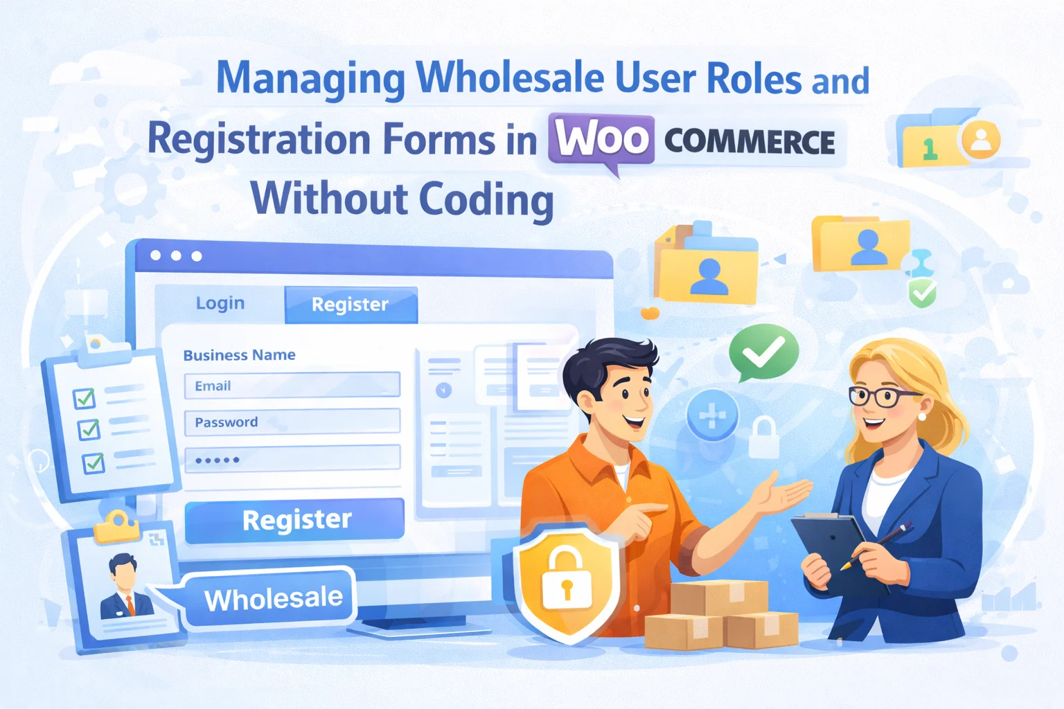 Managing wholesale user roles and registration forms in WooCommerce without coding – complete guide to B2B buyer role setup custom registration forms and manual approval workflows for trade accounts