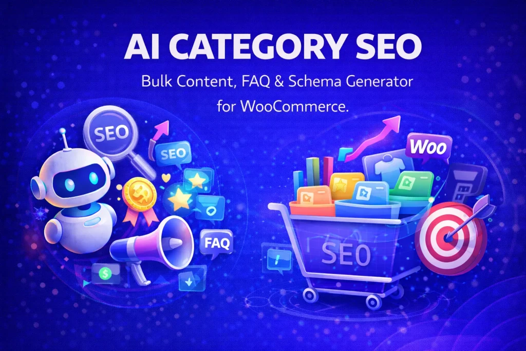 Nexu AI Category SEO - Bulk Content, FAQ & Schema Generator for WooCommerce