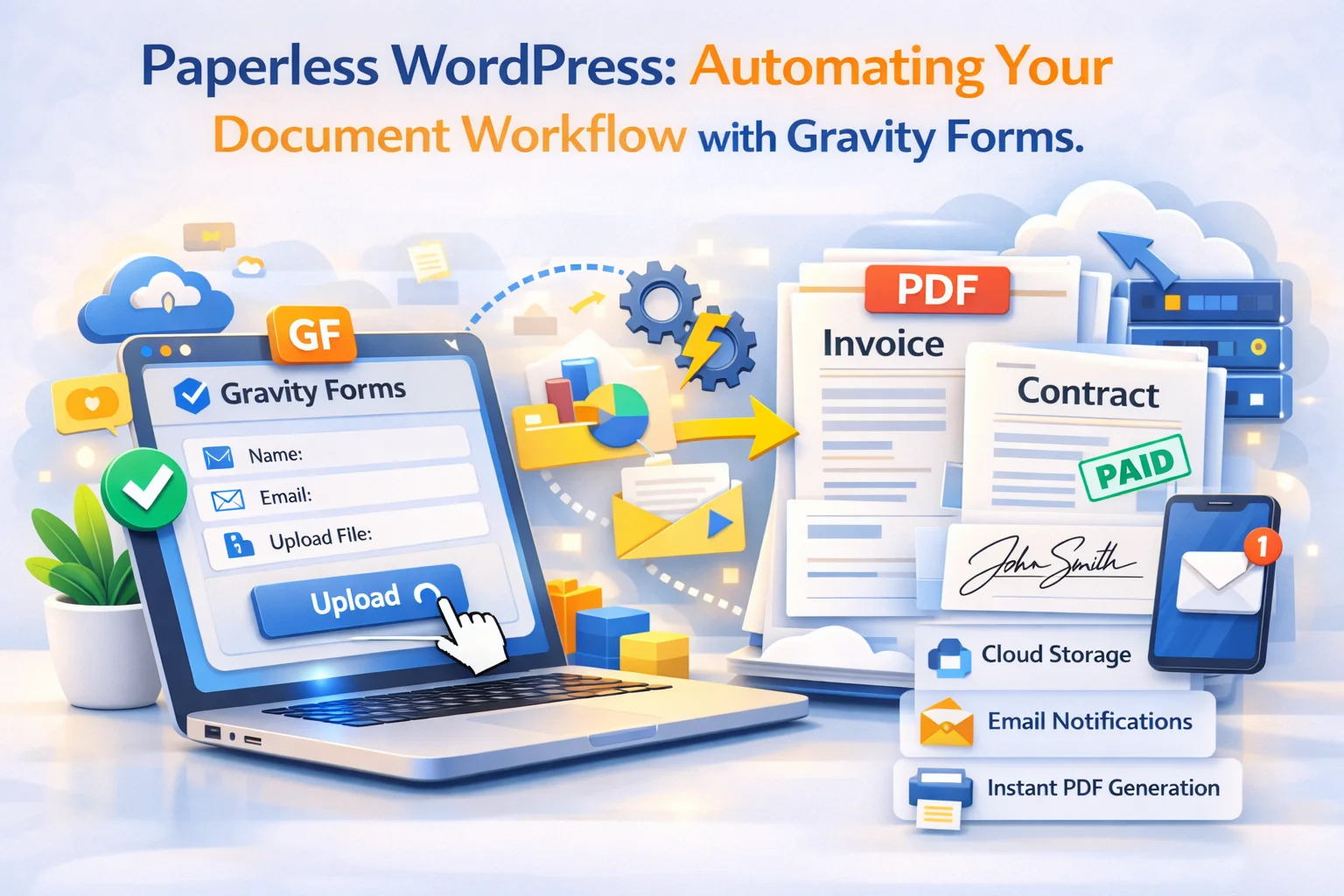 Paperless WordPress: Automating Your Document Workflow with Gravity Forms 1 Paperless WordPress automating your document workflow with Gravity Forms – complete guide to building a fully automated document operation for agencies and growing businesses in 2026