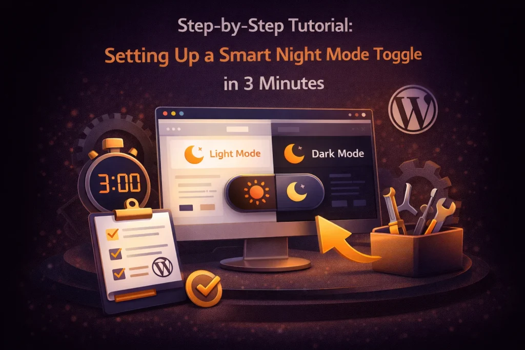 Step by Step Tutorial Setting Up a Smart Night Mode Toggle in 3 Minutes