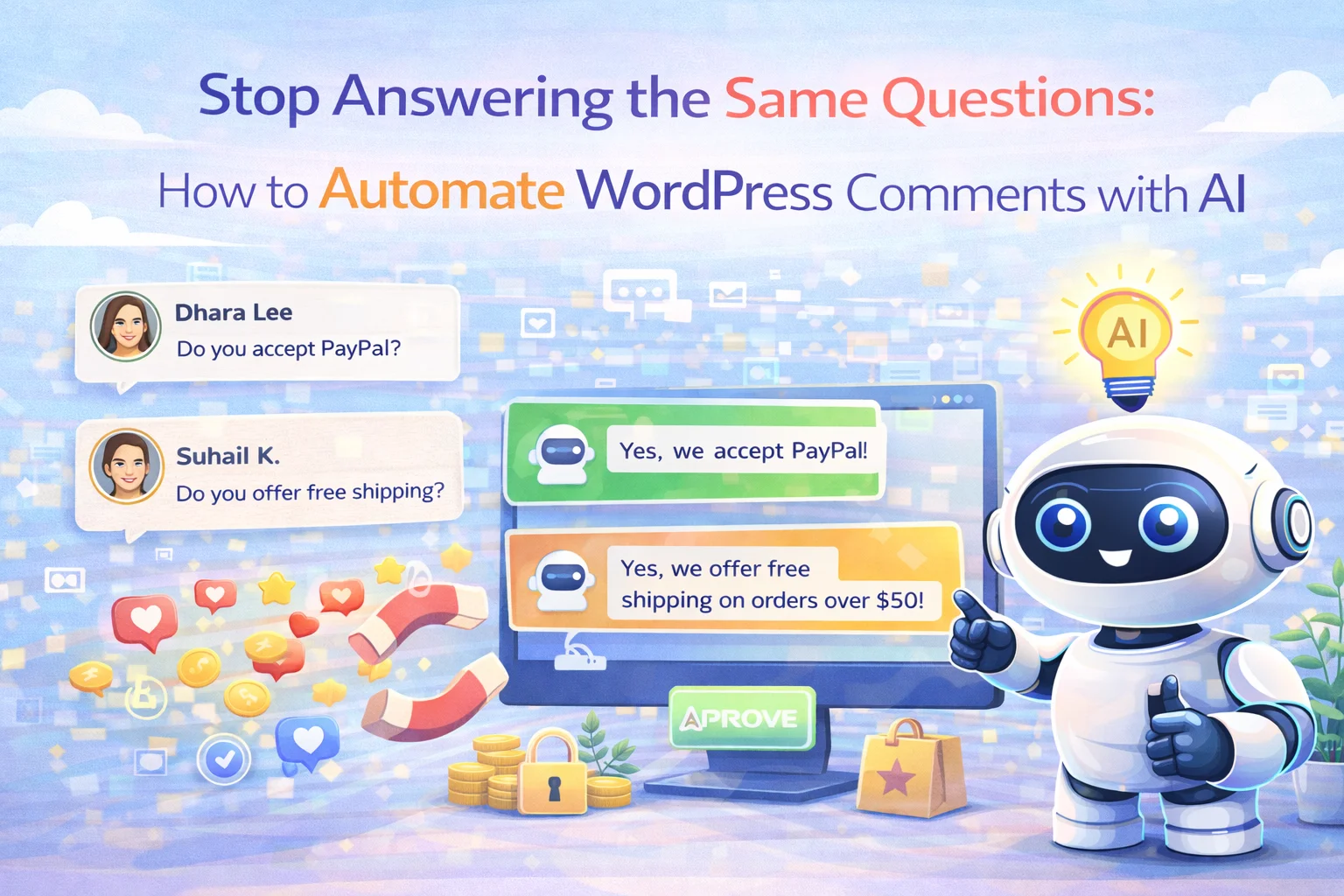 Stop Answering the Same Questions: How to Automate WordPress Comments with AI 1 How to automate WordPress comments with AI auto reply – stop answering the same questions manually and let AI handle comment responses for your WordPress site