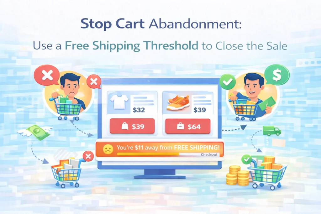 Stop Cart Abandonment Use a Free Shipping Threshold to Close the Sale