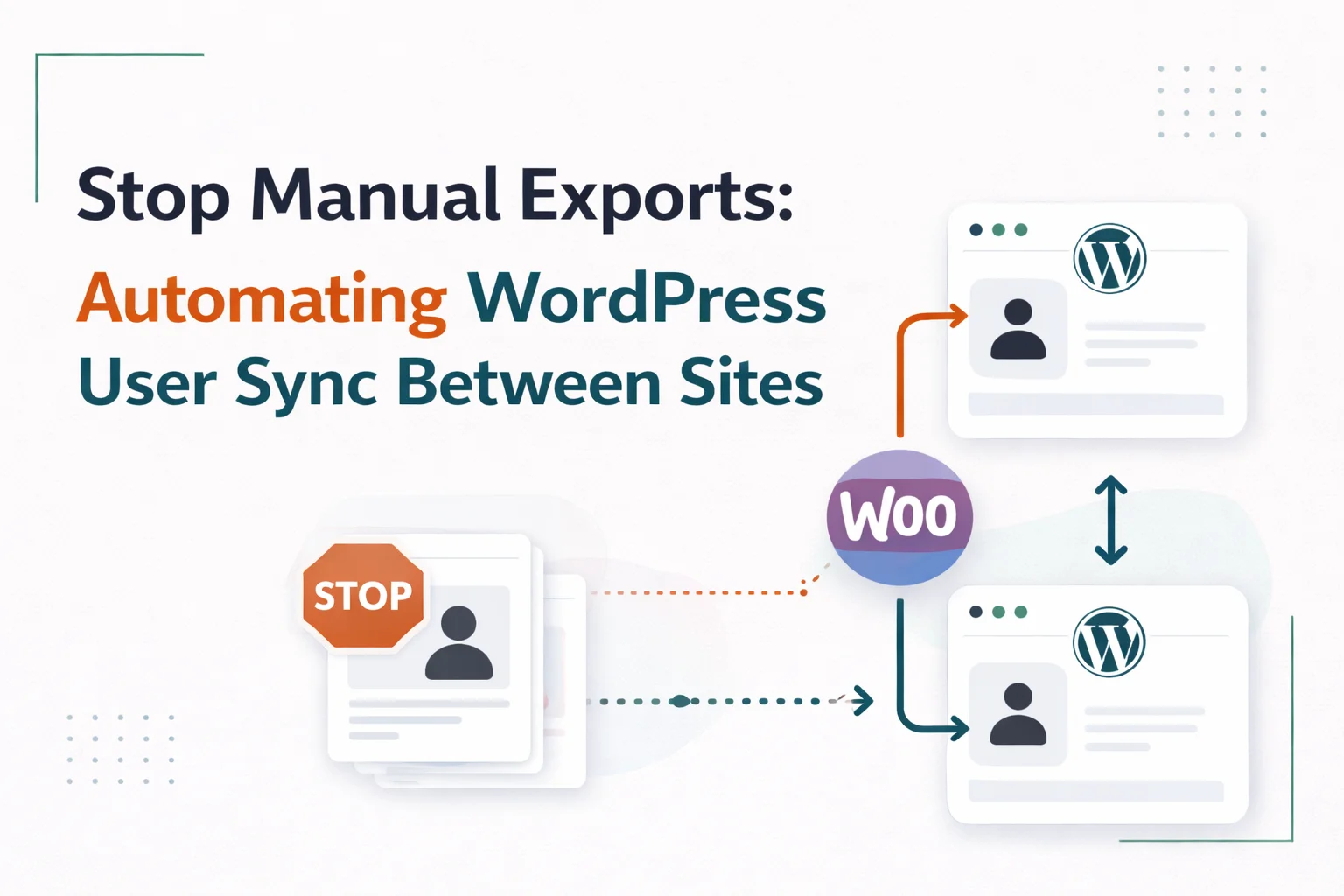 Stop Manual Exports: Automating WordPress User Sync Between Sites 1 Stop manual exports and automate WordPress user sync between sites – complete guide to replacing CSV import export workflows with real-time automated user synchronization across multiple WordPress installations 2026