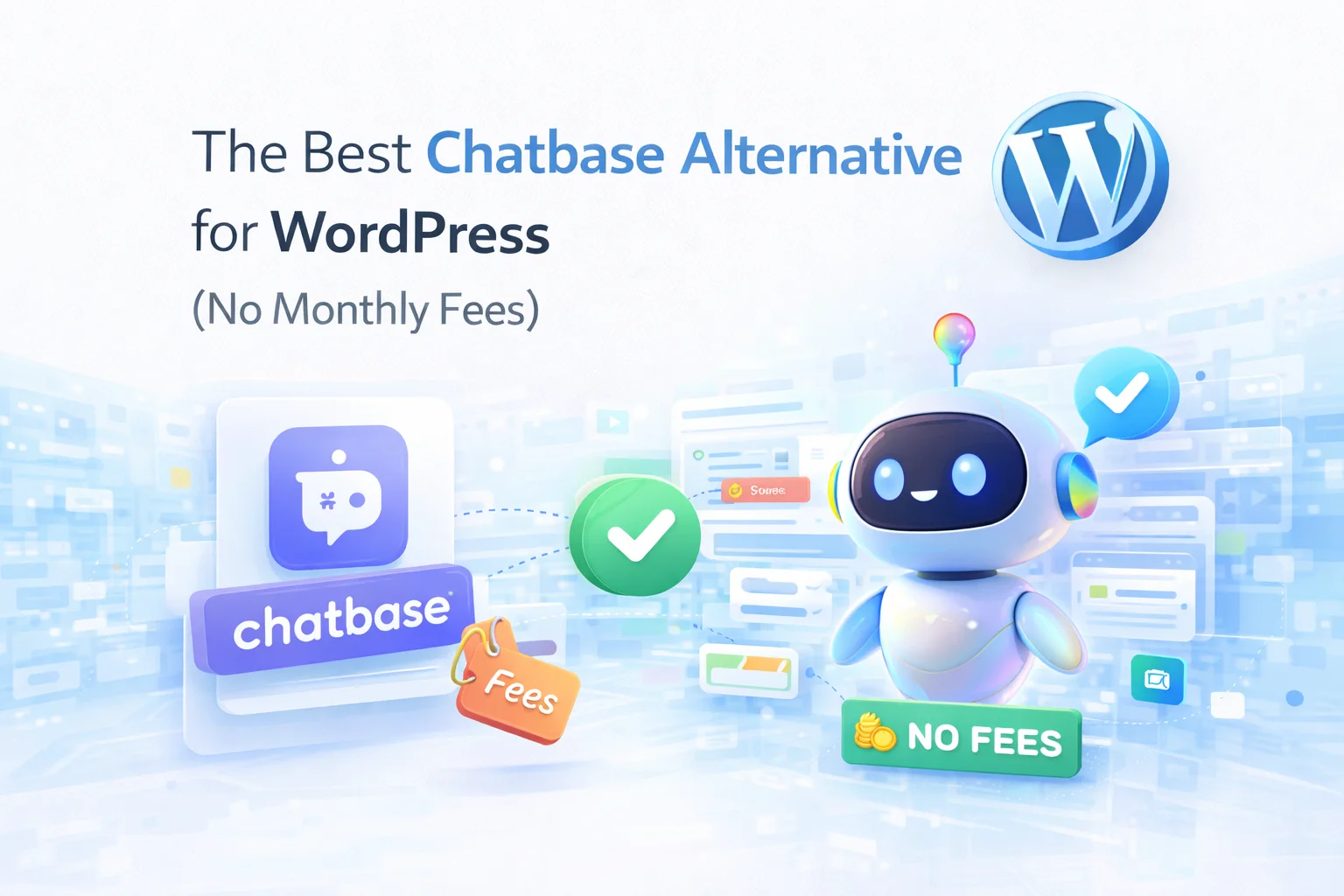 The best Chatbase alternative for WordPress with no monthly fees – Nexu AI Chatbot SmartChat Assistant Plugin with Auto-Indexing and RAG compared to Chatbase pricing 2026