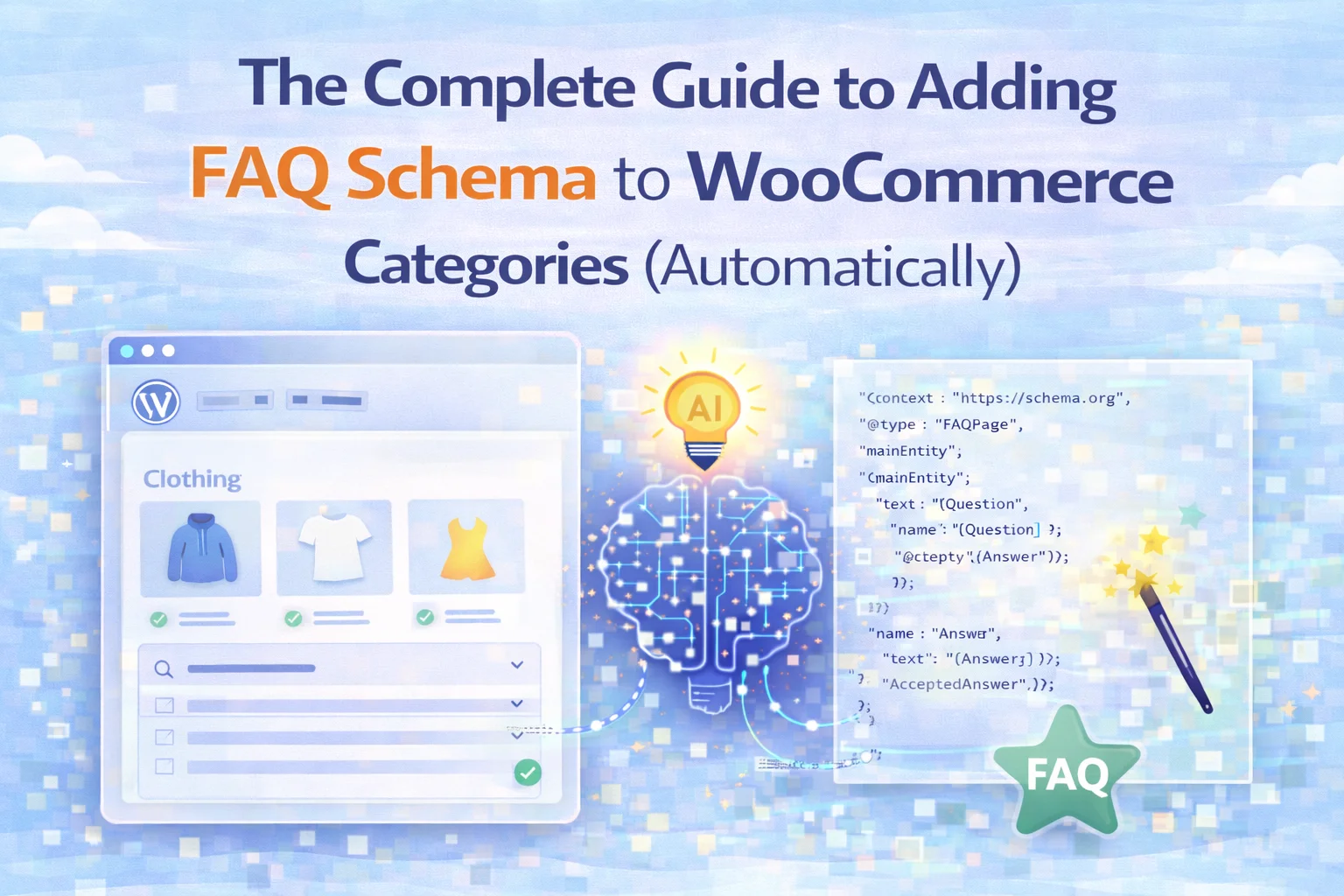 The Complete Guide to Adding FAQ Schema to WooCommerce Categories (Automatically) 1 Complete guide to adding FAQ schema to WooCommerce category pages automatically – how to get rich snippets and higher click-through rates in Google Search without writing JSON-LD by hand in 2026