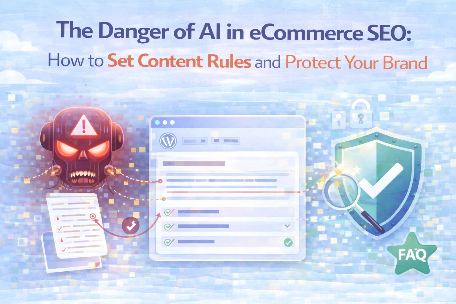 The danger of AI in eCommerce SEO – how to set content rules and protect your WooCommerce brand from wrong prices, false stock claims, and off-brand AI-generated category content in 2026