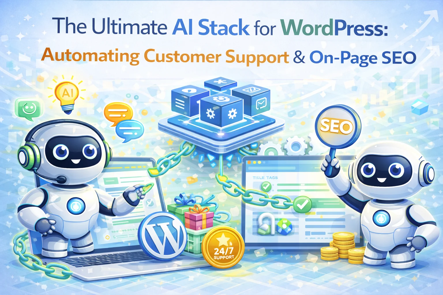 The Ultimate AI Stack for WordPress: Automating Customer Support & On-Page SEO 1 The Ultimate AI Stack for WordPress automating customer support and on-page SEO