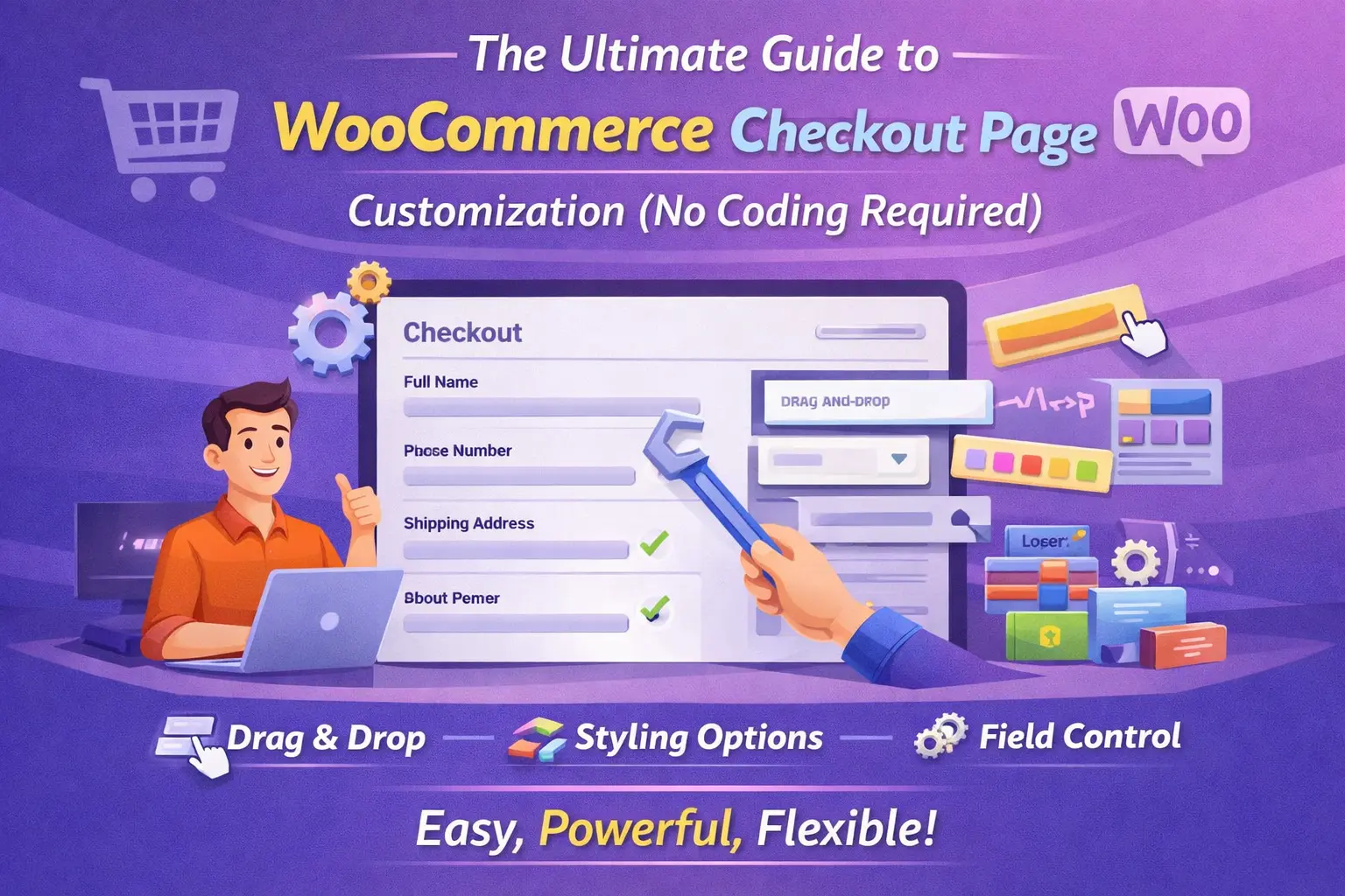 The ultimate guide to WooCommerce checkout page customization without coding – complete reference for store owners covering field management, conditional logic, and conversion optimization in 2026
