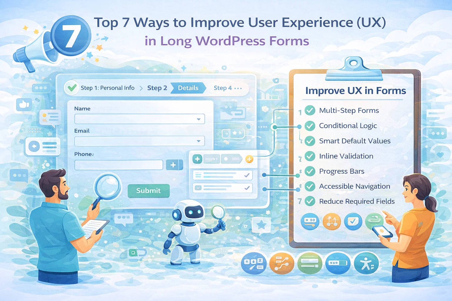 Top 7 ways to improve user experience in long WordPress forms – practical UX techniques for reducing form abandonment and increasing completion rates 2026