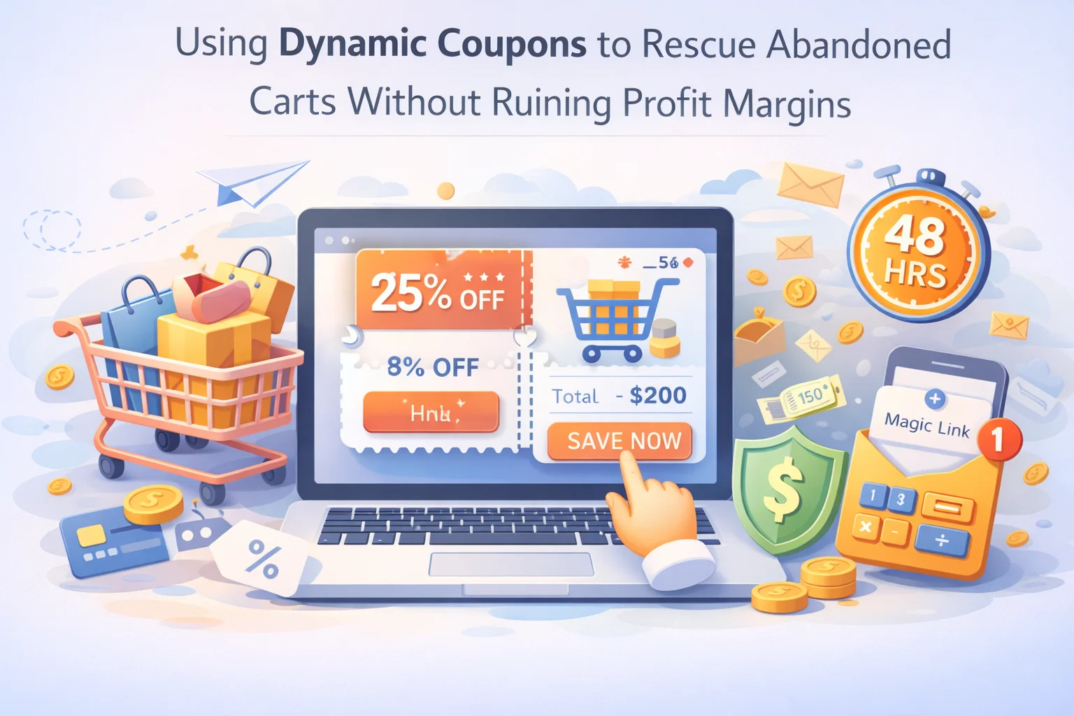 Using Dynamic Coupons to Rescue Abandoned Carts Without Ruining Profit Margins 1 Using dynamic coupons in WooCommerce to recover abandoned carts without hurting profit margins – coupon strategy guide for WooCommerce store owners 2026