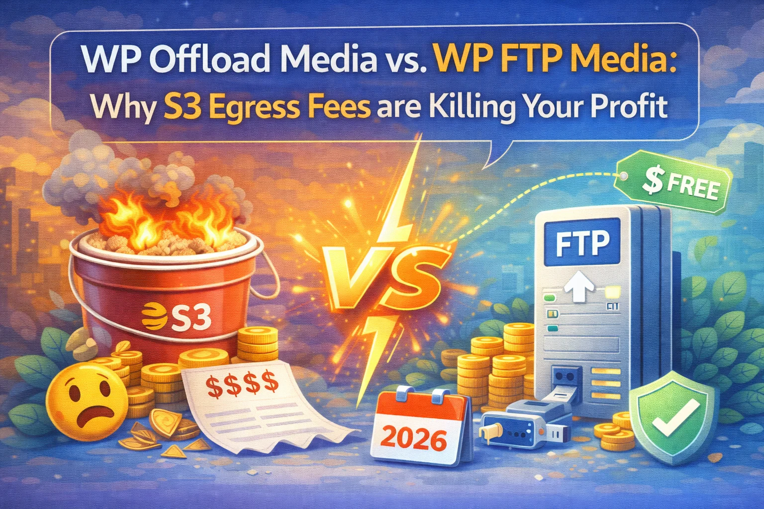 WP Offload Media vs WP FTP Media S3 Egress Fees