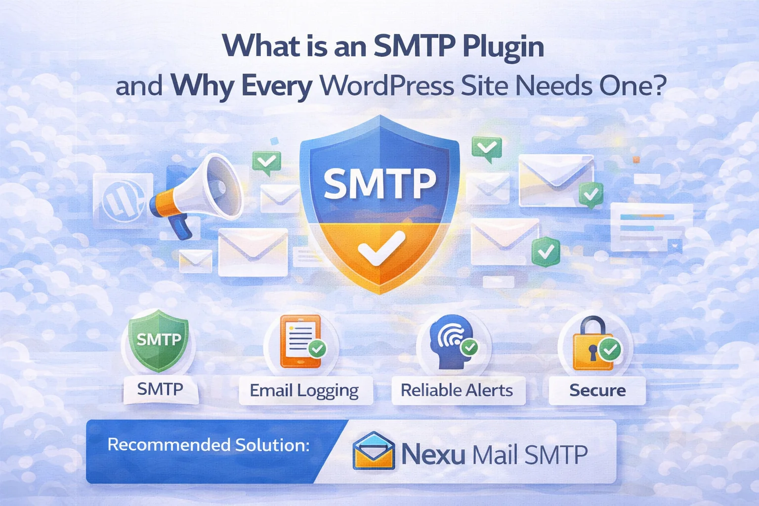 What is an SMTP plugin and why every WordPress site needs one – beginner friendly guide explaining WordPress email delivery problems and how SMTP plugins fix them permanently in 2026