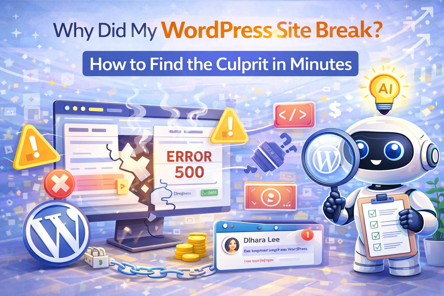 Why did my WordPress site break – how to find the culprit fast using activity logs and troubleshooting tools in 2026