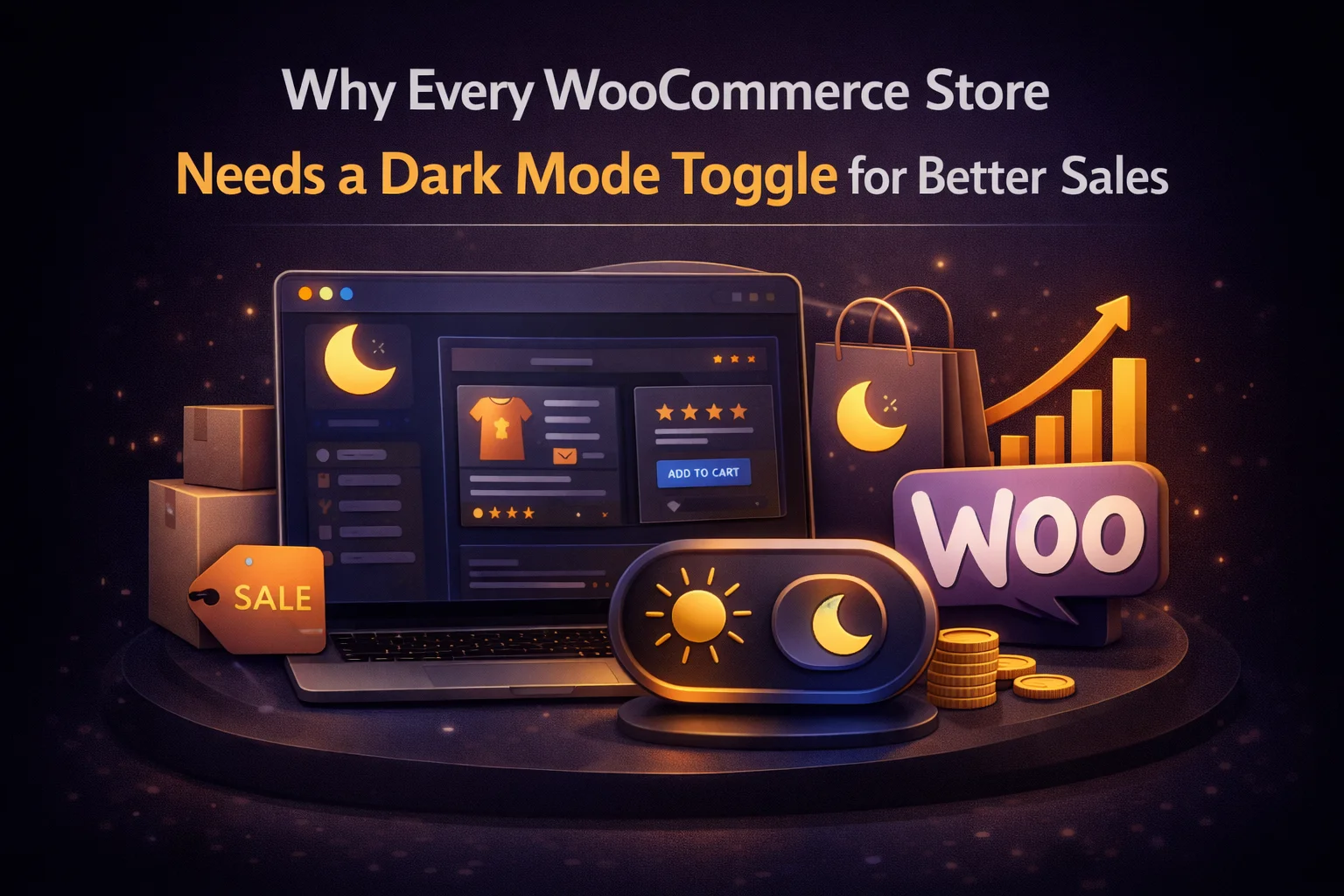 why every WooCommerce store needs a dark mode toggle for better sales – evening mobile shopping statistics product image display and conversion rate improvement guide 2026