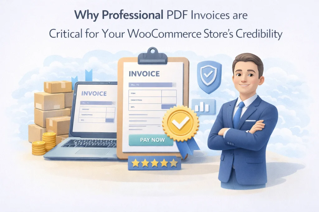 Why Professional PDF Invoices are Critical for Your WooCommerce Stores Credibility