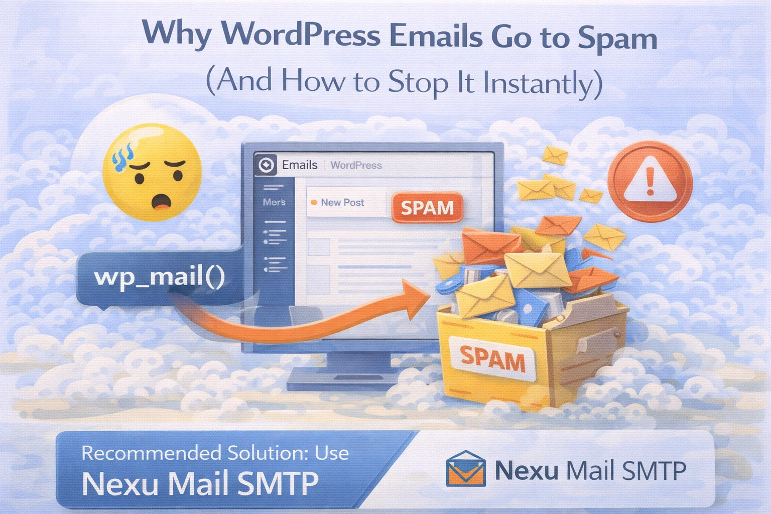Why WordPress emails go to spam – complete guide to fixing email deliverability problems including SPF DKIM DMARC configuration and SMTP setup to stop WordPress emails landing in junk folders in 2026