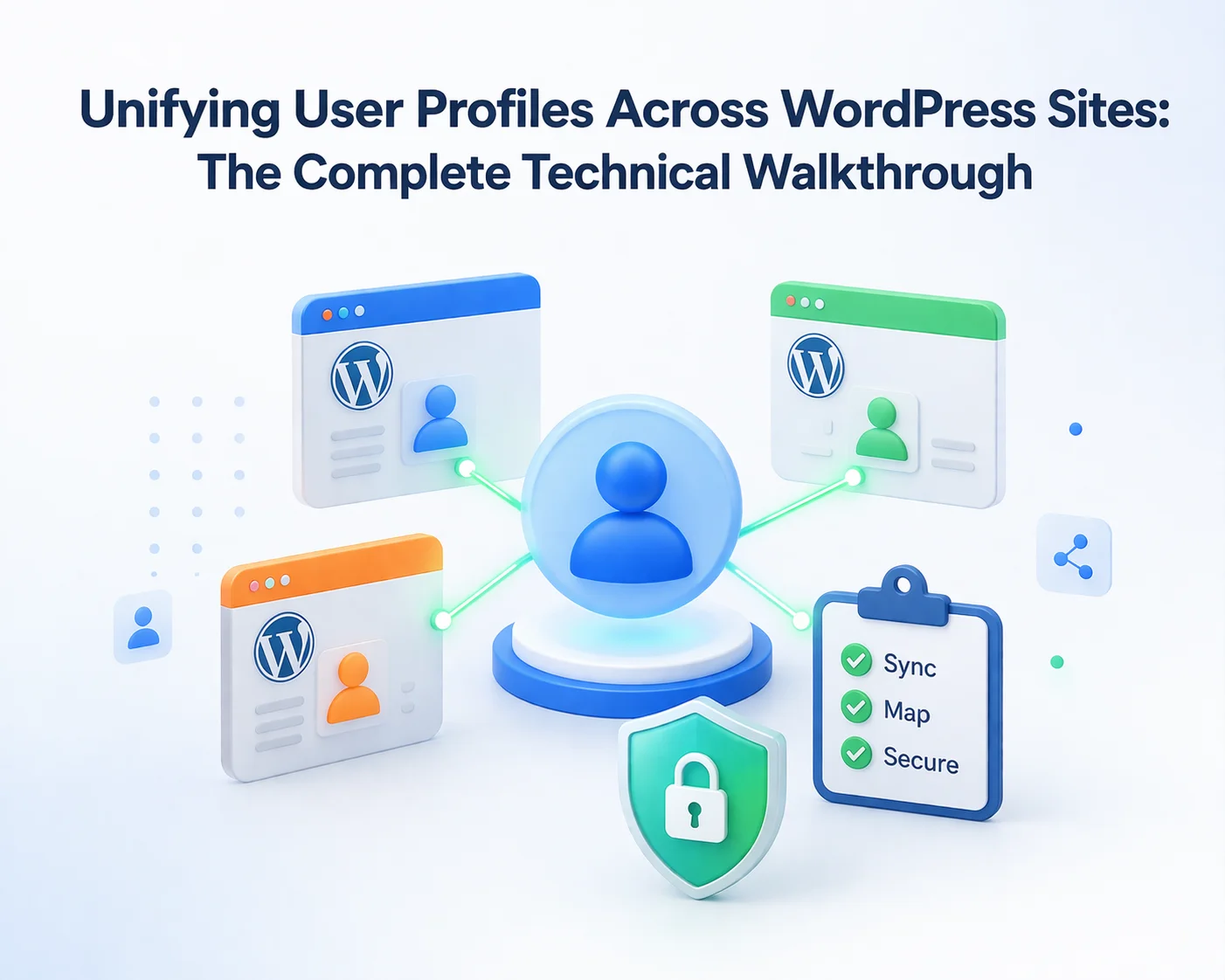 Unifying user profiles across WordPress sites complete technical walkthrough database sync API architecture guide 2026