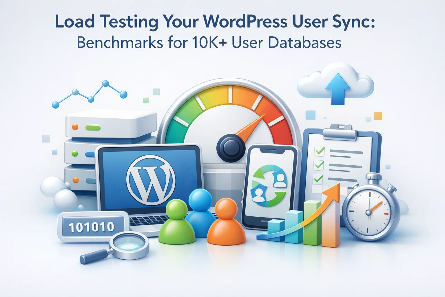 Load Testing Your WordPress User Sync:Benchmarks for 10K+ User Databases 1 Load testing WordPress user sync benchmarks for 10K+ user databases – performance testing methodology and optimization for high-volume multi-site sync 2026