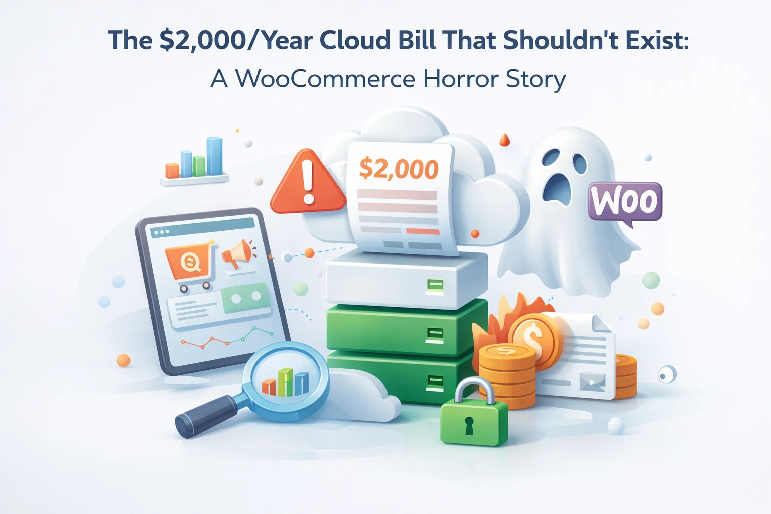 WooCommerce store owner receiving $2000 per year AWS S3 cloud bill caused by egress fees and how to reduce it with FTP storage alternative