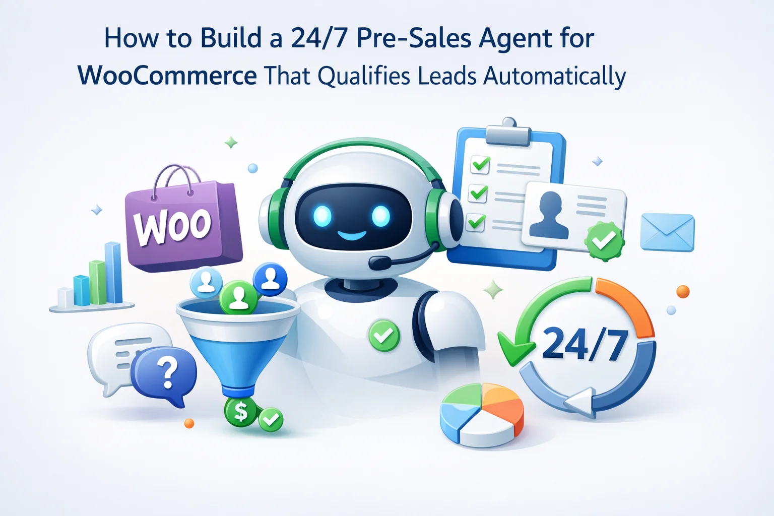 How to Build a 24/7 Pre-Sales Agentfor WooCommerce That QualifiesLeads Automatically 1 How to build a 24/7 pre-sales agent for WooCommerce that qualifies leads automatically – AI chatbot lead qualification setup guide 2026