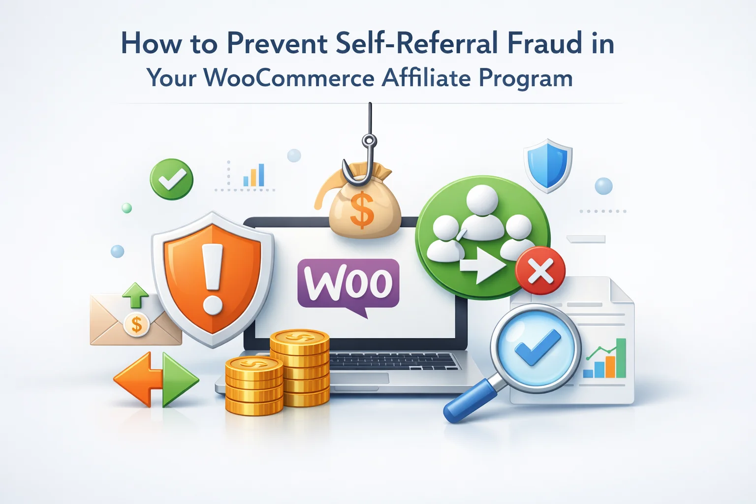 How to prevent self-referral fraud in WooCommerce affiliate program – blocking affiliates from using their own links and coupon codes to earn commission on their own purchases 2026