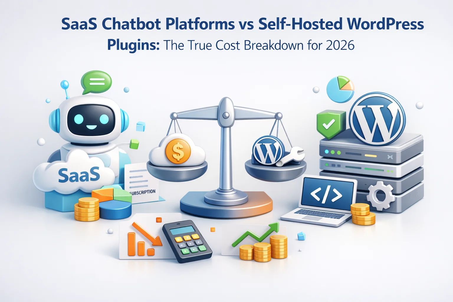 SaaS Chatbot Platforms vsSelf-Hosted WordPress Plugins:The True Cost Breakdown for 2026 1 SaaS chatbot platforms vs self-hosted WordPress plugins true cost breakdown 2026 – Tidio Intercom vs Nexu SmartChat total cost of ownership comparison