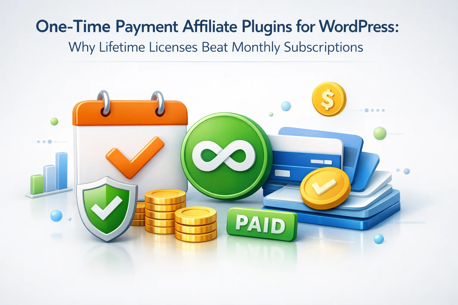 One-Time Payment Affiliate Plugins for WordPress:Why Lifetime Licenses Beat Monthly Subscriptions 1 One-time payment affiliate plugins for WordPress – comparing lifetime license vs monthly subscription pricing for WooCommerce affiliate program plugins in 2026