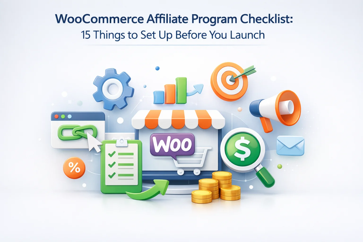 WooCommerce Affiliate Program Checklist:15 Things to Set Up Before You Launch 1 WooCommerce affiliate program pre-launch checklist 2026 – 15 things to set up before launching your WooCommerce affiliate program including tracking commission payouts and onboarding