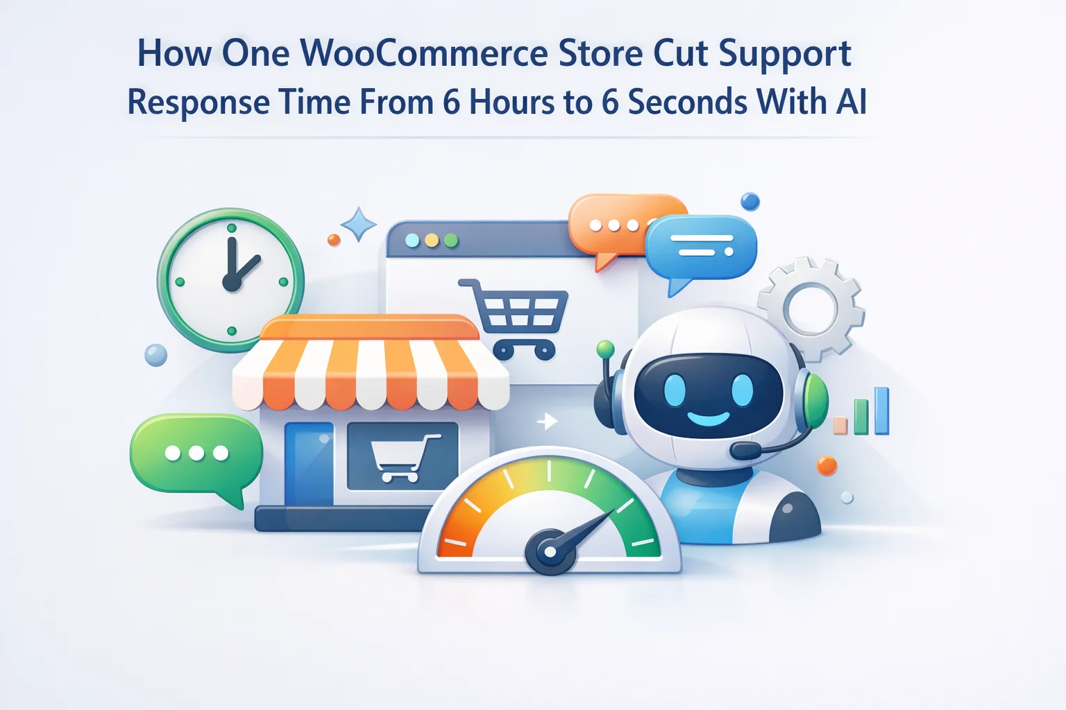 WooCommerce store AI chatbot case study – how a small ecommerce store reduced support response time from 6 hours to 6 seconds using RAG chatbot