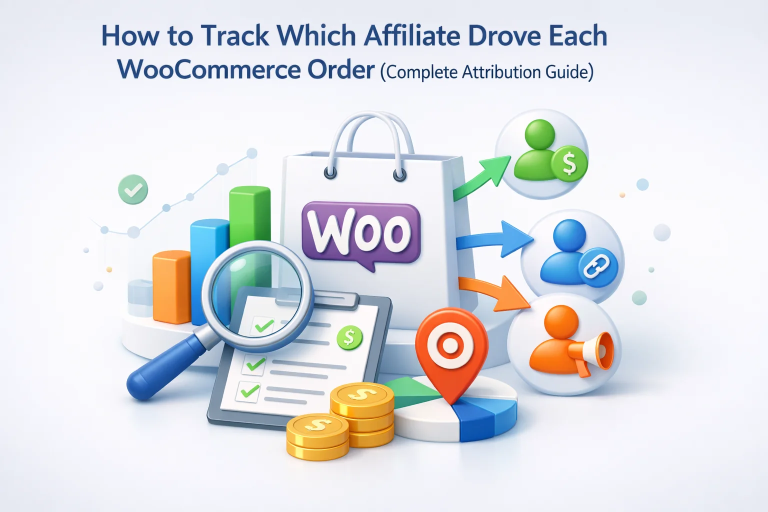 How to track which affiliate drove each WooCommerce order – complete affiliate attribution guide covering cookie tracking coupon attribution multi-touch and delayed purchase attribution in WooCommerce 2026
