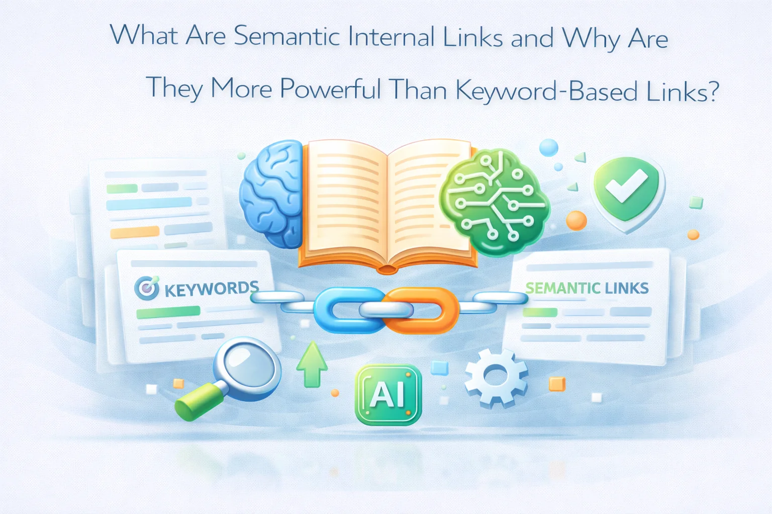What are semantic internal links and why they are more powerful than keyword-based links showing how AI vector embeddings create topically relevant connections that Google rewards more than simple keyword matching 2026