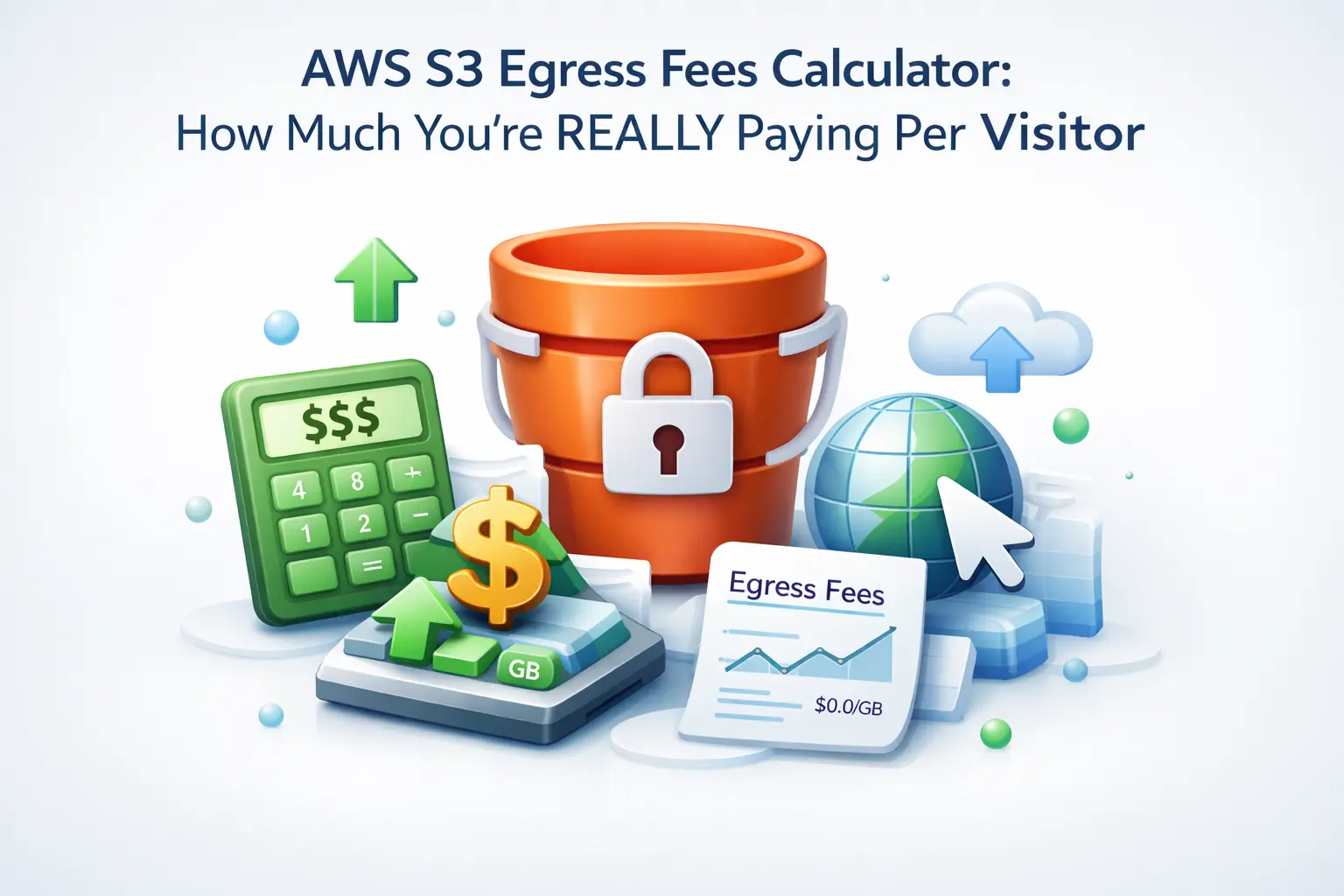 AWS S3 egress fees real cost calculator for WordPress sites showing how much you pay per visitor for image delivery in 2026