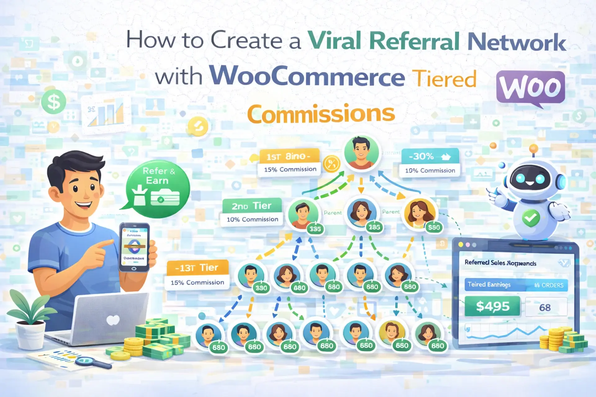 How to create a viral referral network with WooCommerce tiered commissions – 2026 complete guide to performance-based escalating affiliate rates using Affiliate Engine for self-sustaining network growth